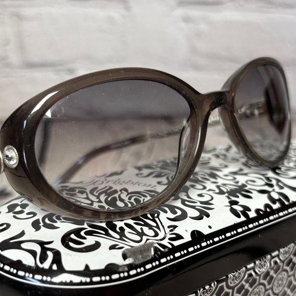Brighton Steel Gray Sunglasses with Patterned Case - Picture 8 of 9